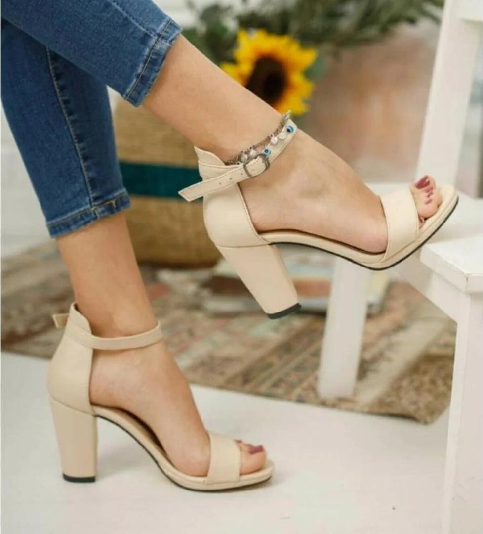 7763 Kadın Ayakkabı Tek Bant