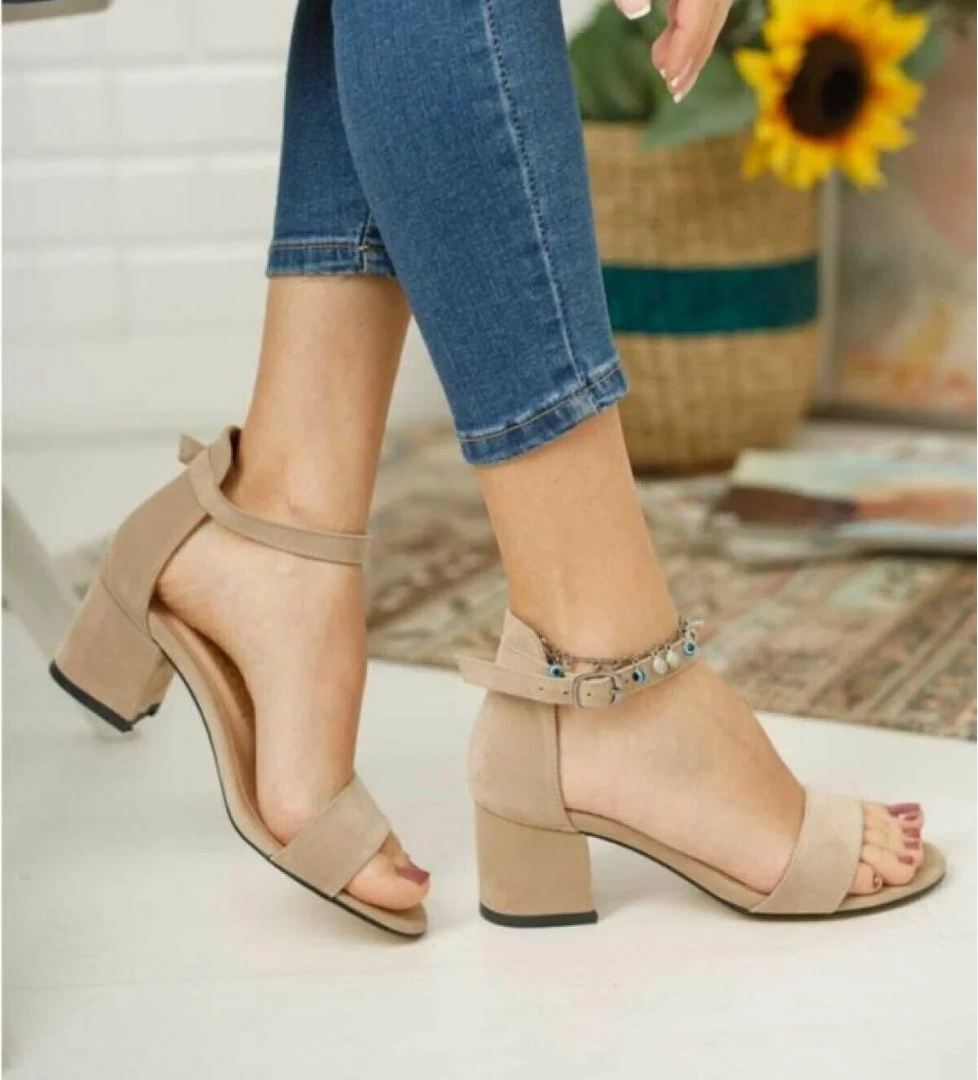 7764 Kadın Ayakkabı Tek Bant