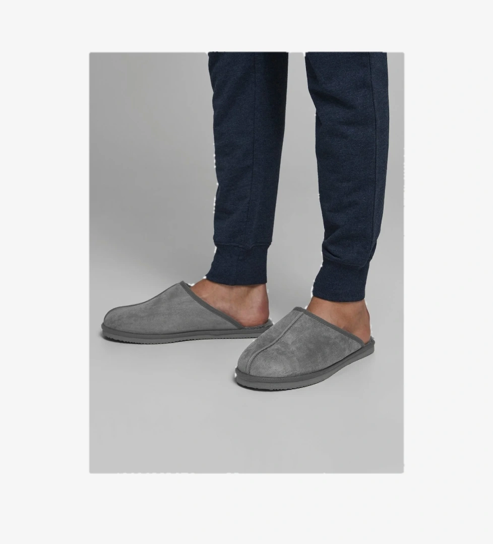 Jack &amp Jones Jack&amp;Jones Gri Erkek Ev Terliği 12170310 model görseli