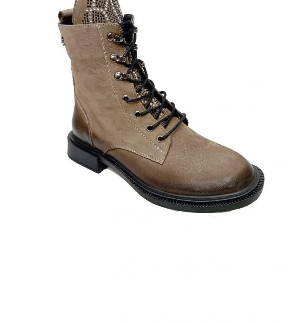 2252602 Hakiki Deri Kadın Bot - Görsel 1