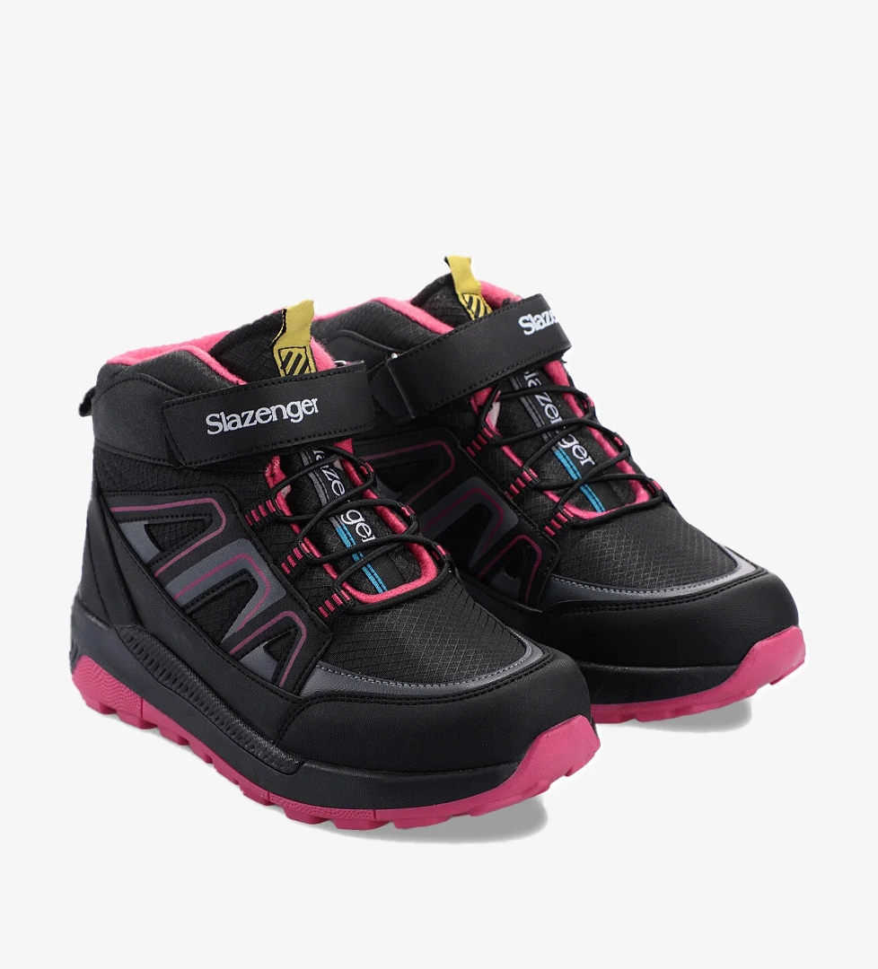 KEPHAS Kız Çocuk Bot Siyah / Fuşya