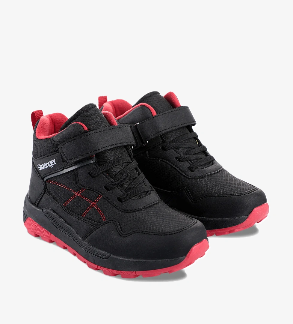 KETI I Unisex Çocuk Bot Siyah / Kırmızı