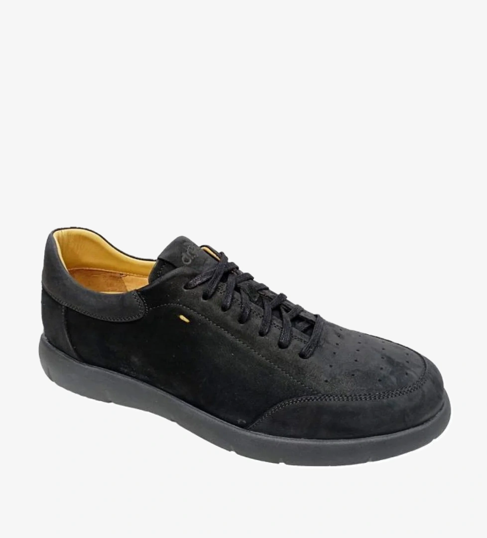 604001-985 Hakiki Nubuk Deri Anatomik Erkek Ayakkabı - Görsel 1