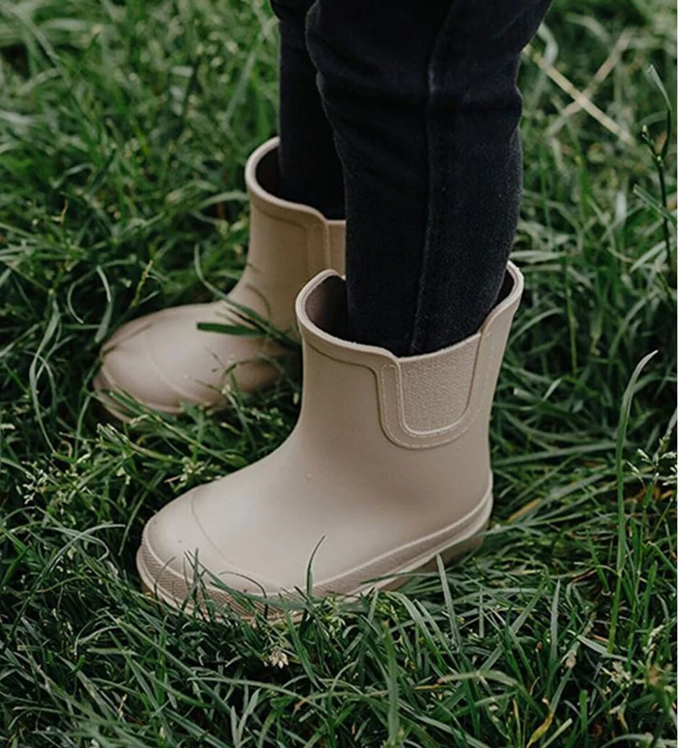 Unisex Çocuk Yağmur Çizmesi W10274 BEJ - Görsel 1