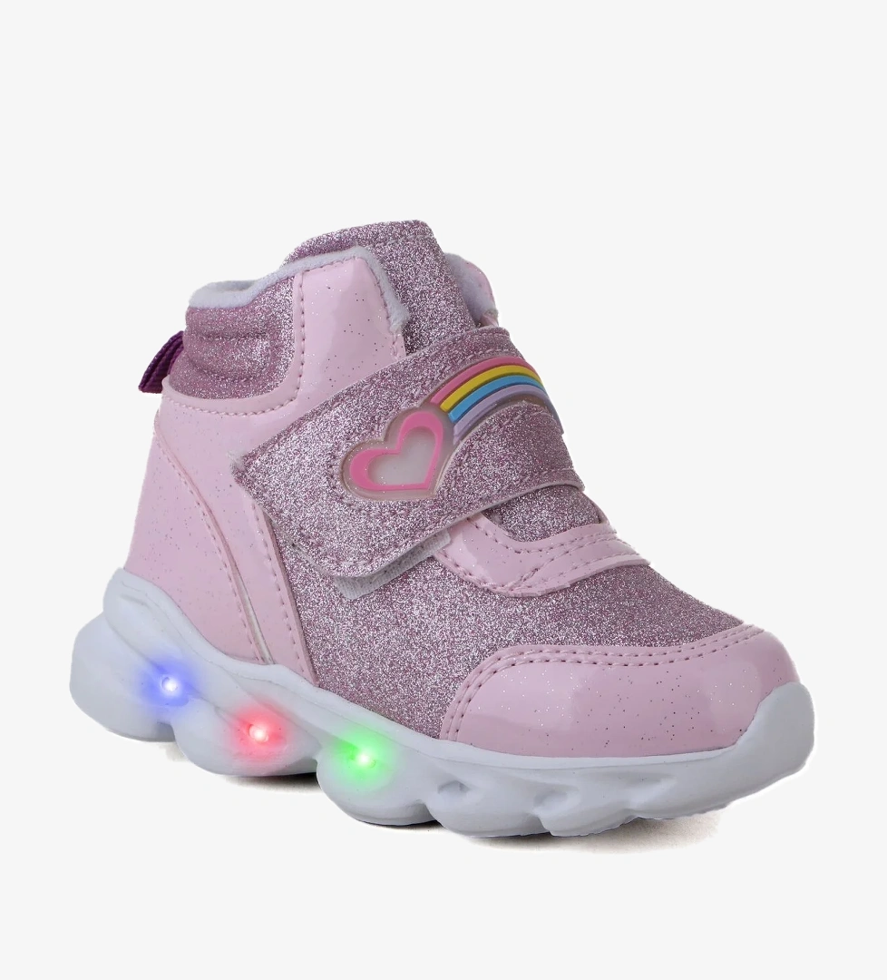 Vojo Rainbow Rahat Taban Cırtlı Işıklı Kız Çocuk Botu model görseli