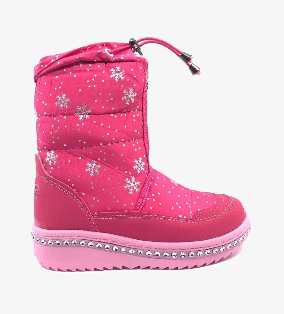 Ayakkabımood Le Petit Fuşya Taşlı Kürklü Kız Çocuk Kar Botu model görseli