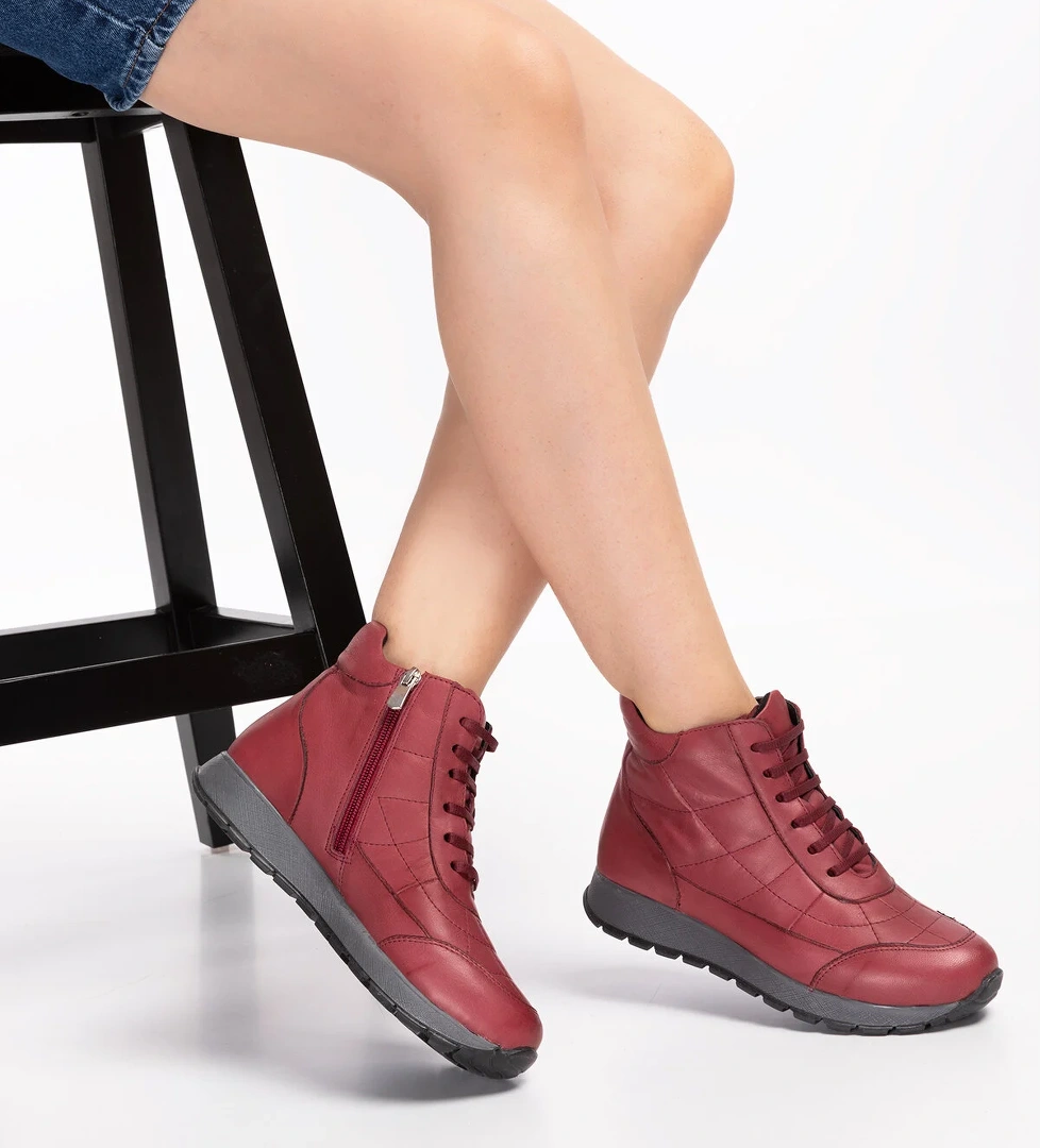 Gondol Içi Dışı Hakiki Deri Anatomik Taban Spor Ayakkabı gndl.616