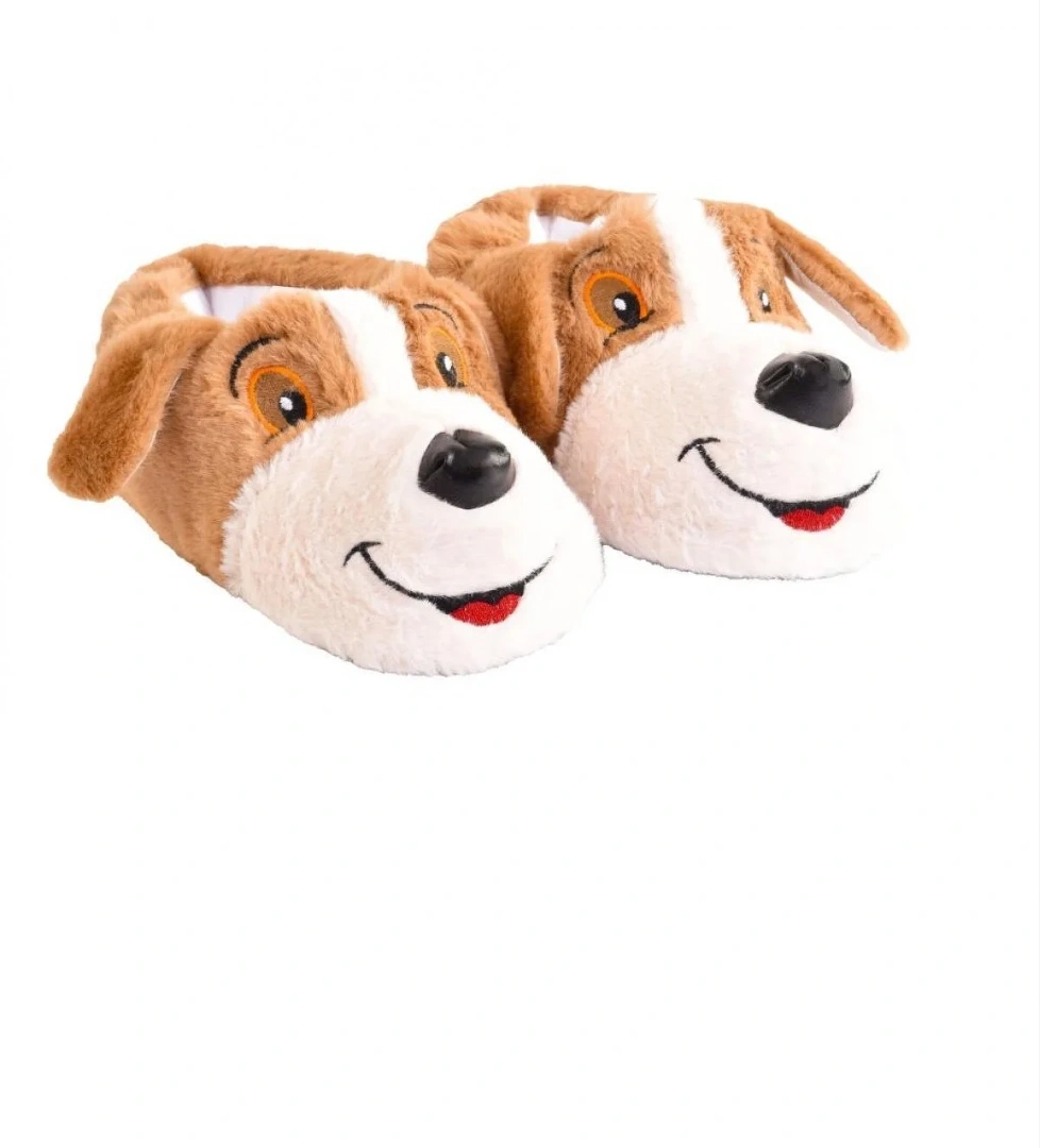 Unisex Çocuk Hayvanlı Köpekli Panduf Ev Botu - Görsel 1