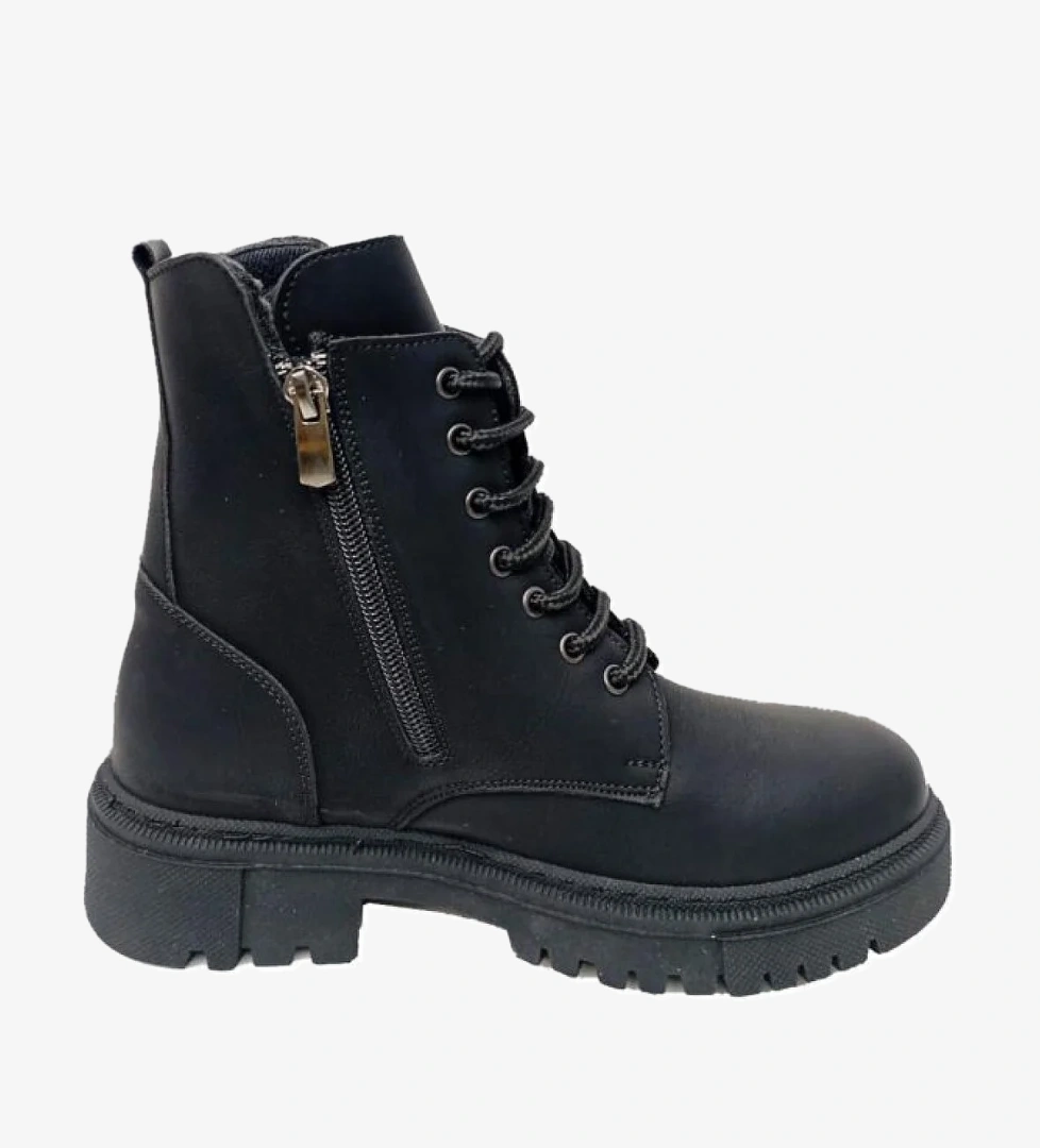 Freefour 6312 Deri Baglı Fermuarlı Postal Kadın Bot model görseli