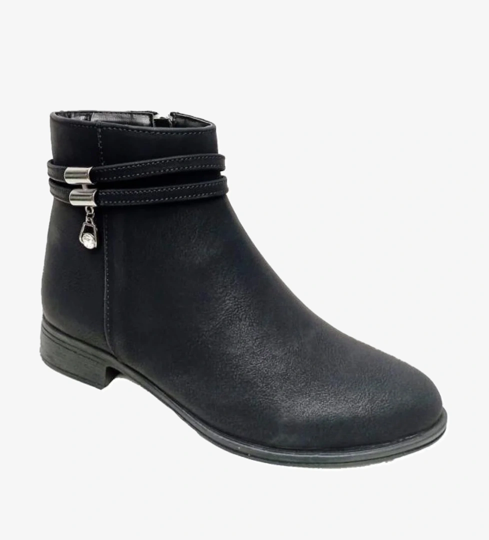 Sdf 079 Yağlı Deri Trend Fashion Kadın Bot - Görsel 1