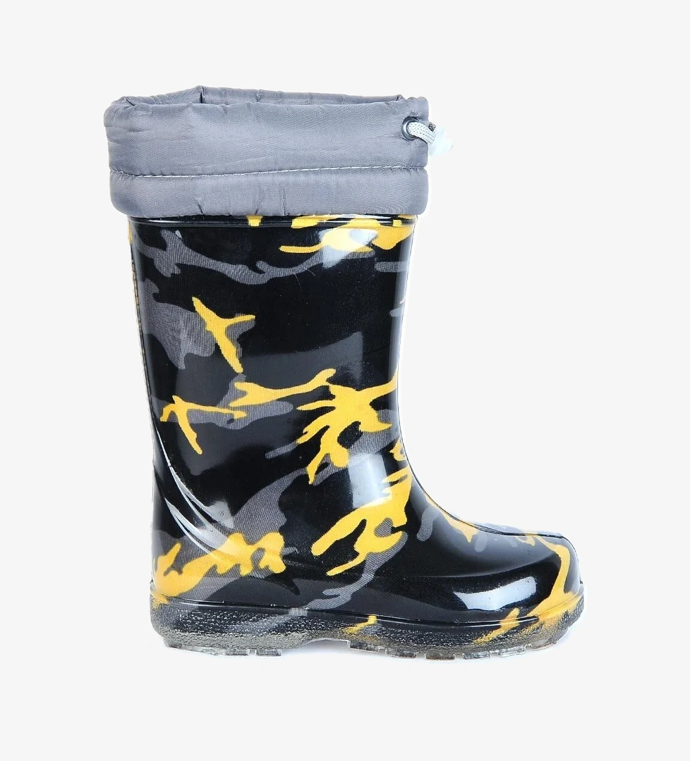 Serabian Pf-580 Syh-Sarı Kürklü Erkek Çocuk Çizme Bot Ayakkabı model görseli