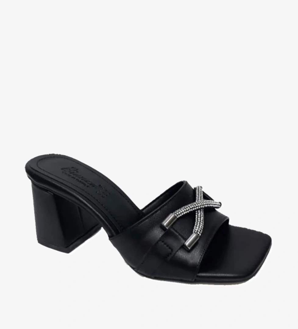 501 Deri Trend Fashion Kadın Terlik - Görsel 1