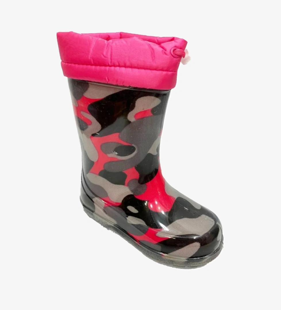 Sera 001 Kürklü Yağmur Kız Çocuk Çizme 26-35 model görseli