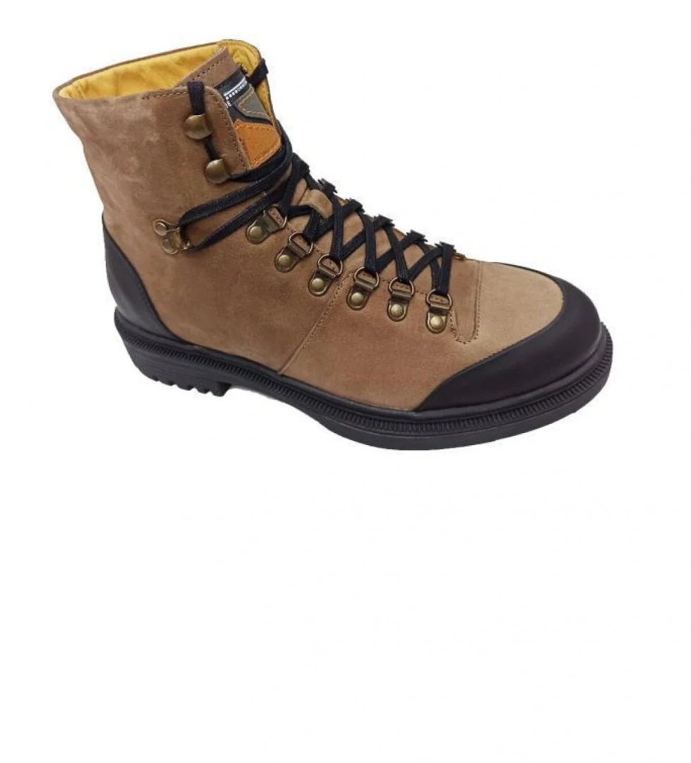 259903-987 Hakiki Nubuk Deri Erkek Ayakkabı - Görsel 1