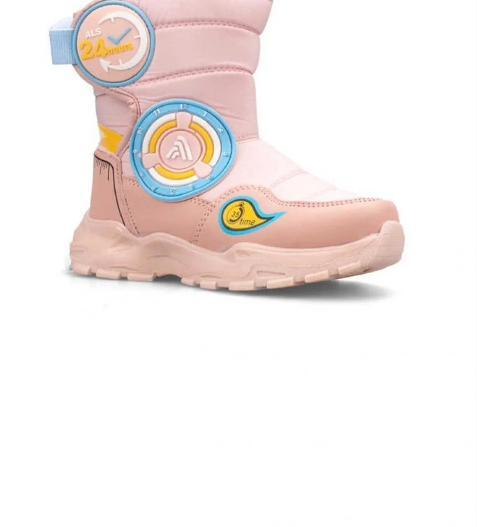 Alessio 2221F Kürklü Kız Çocuk Kar Botu Pudra model görseli