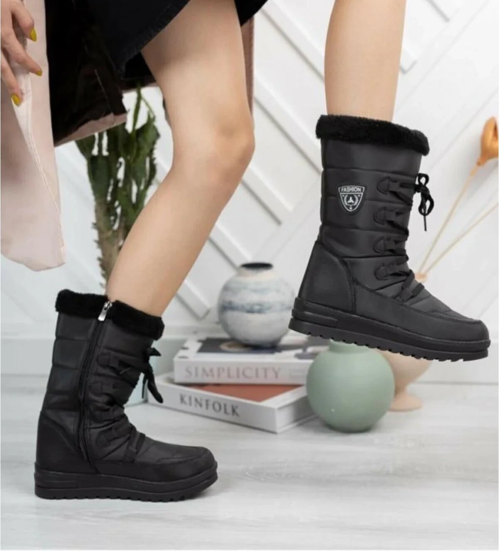 Mehmet Mete Mehmet Mete 0995 Kadın Kar Botu Yünlü Bayan Bot model görseli