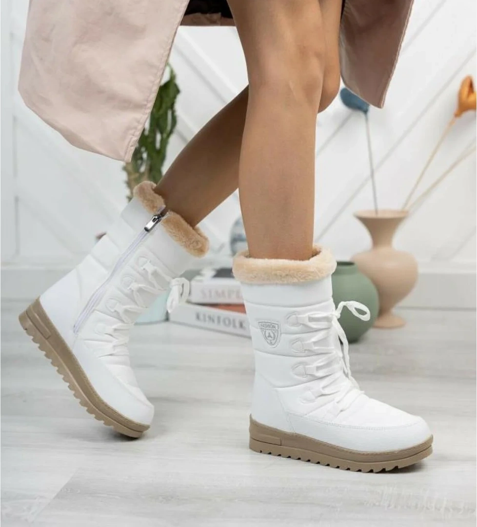 0995 Kadın Kar Botu Yünlü Bayan Bot