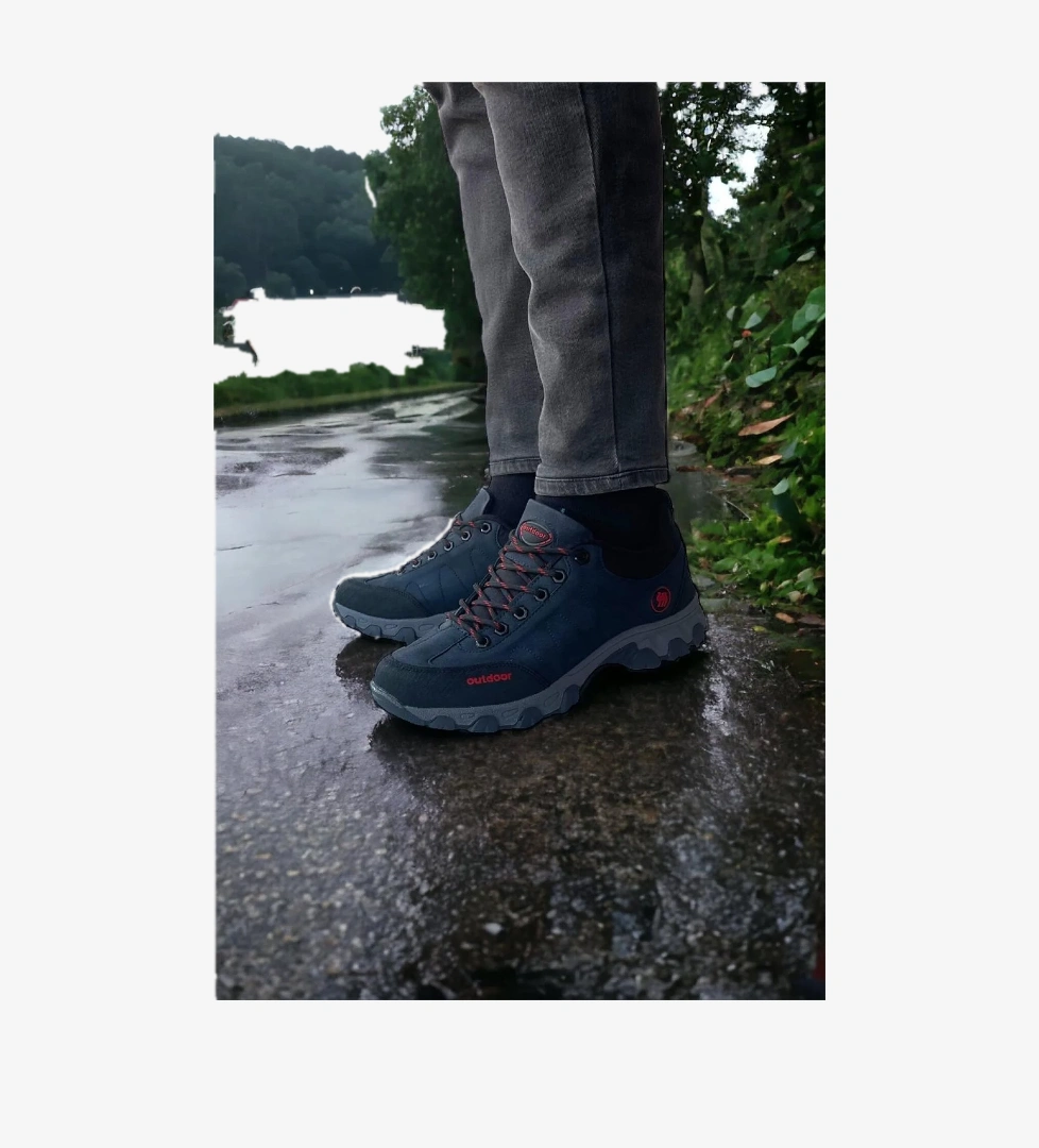 Soğuk Geçirmez Unisex Outdoor Trekking Bot Ayakkabı LACİVERT