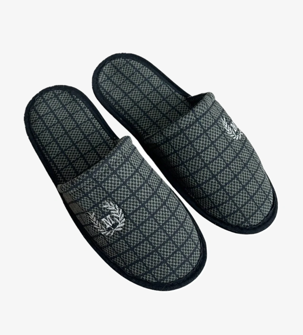 Kışlık Erkek Ev Terliği HAKİ - Görsel 1