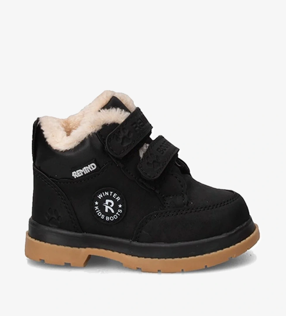 Siyah Kürklü Bebe Bot (22-25) - Görsel 1