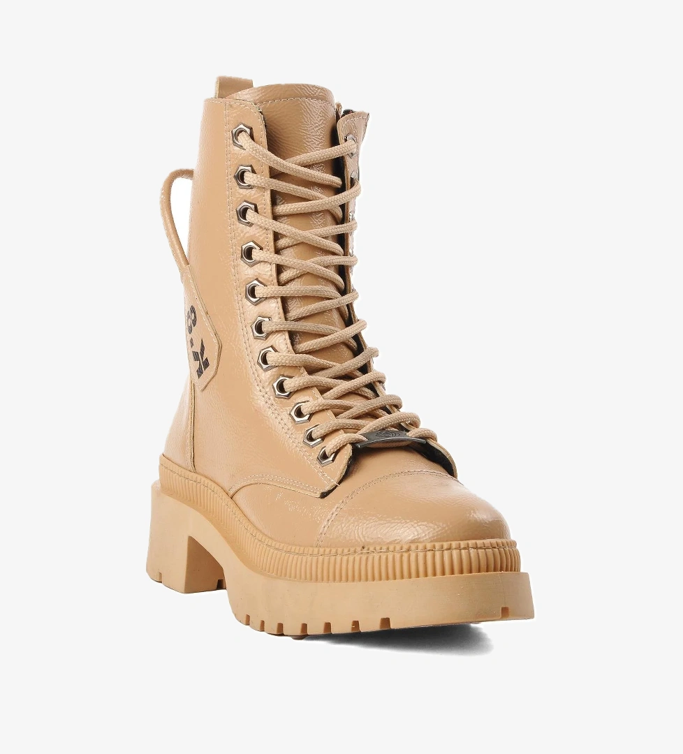 Ayakmod K9085 Nut Kırışık Rugan Kadın Bot model görseli