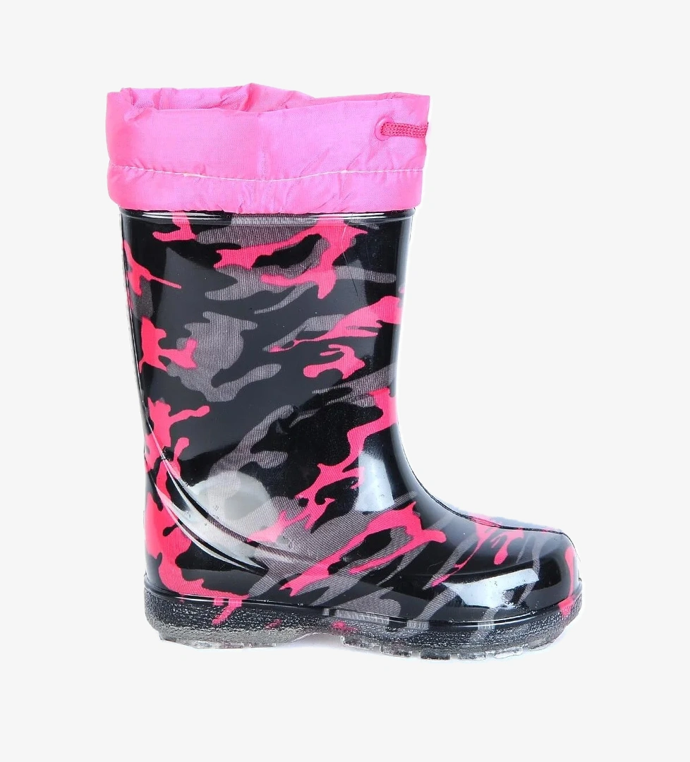 Serabian Pf-580 Syh-Fuşya Kürklü Kız Çocuk Çizme Bot Ayakkabı model görseli