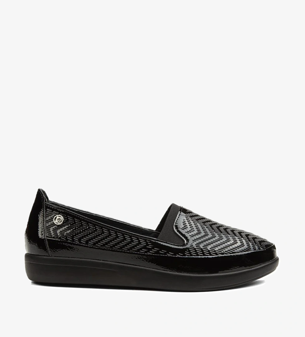 Pierre Cardin® | PC-52243-3441 Siyah Parlak - Kadın Günlük Ayakkabı - Görsel 1