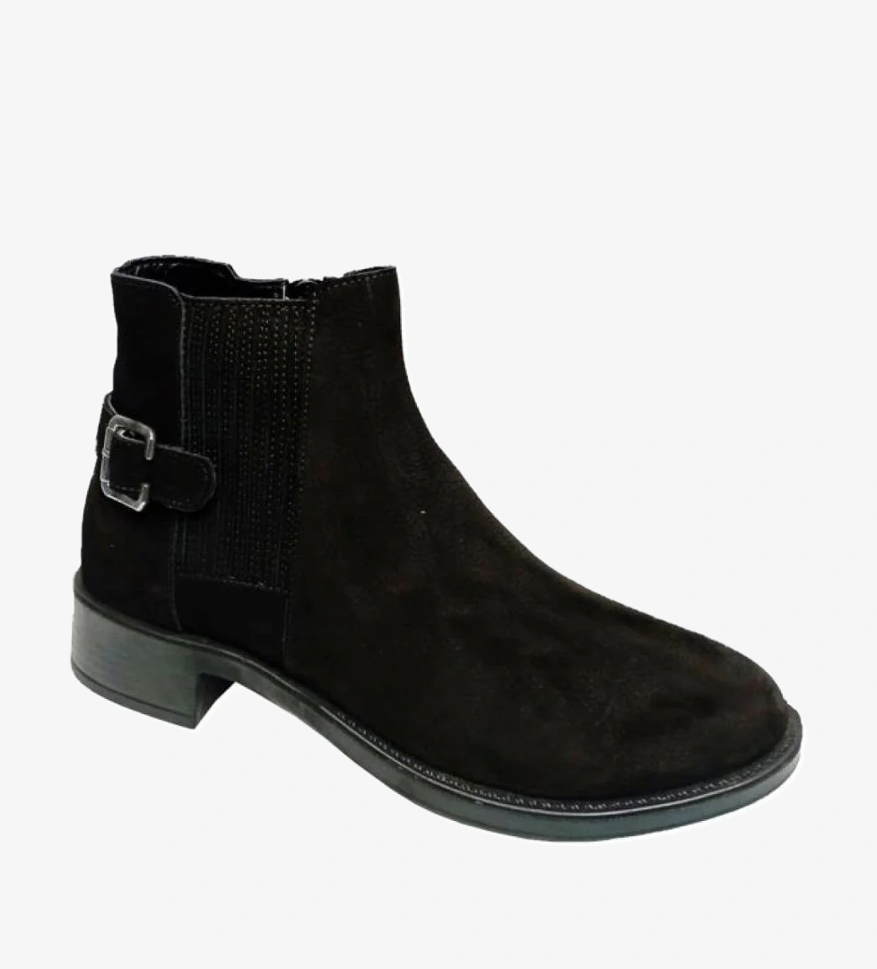 Üç-el Üçel 24-042 Hakiki Nubuk Deri Anatomik Taban Kadın Bot model görseli