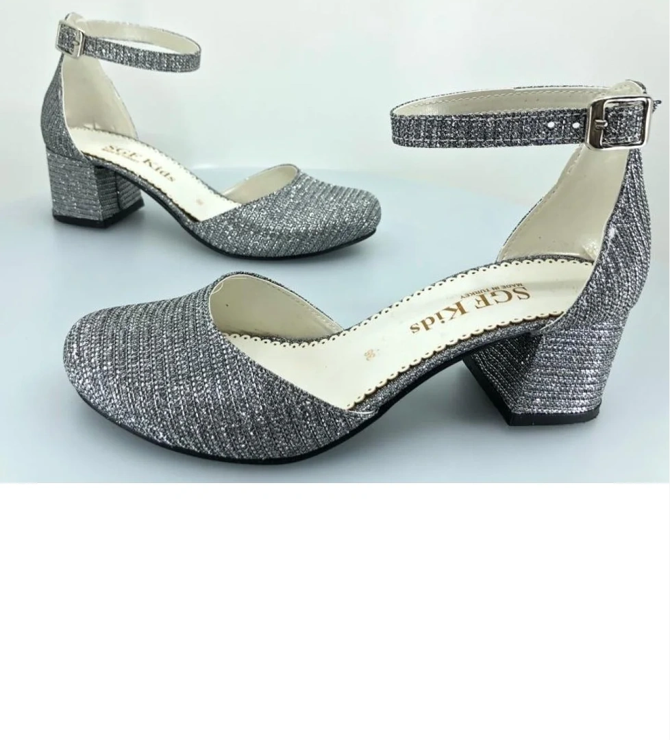 2811 Kız Çocuk Topuklu Burnu Kapalı Ayakkabı