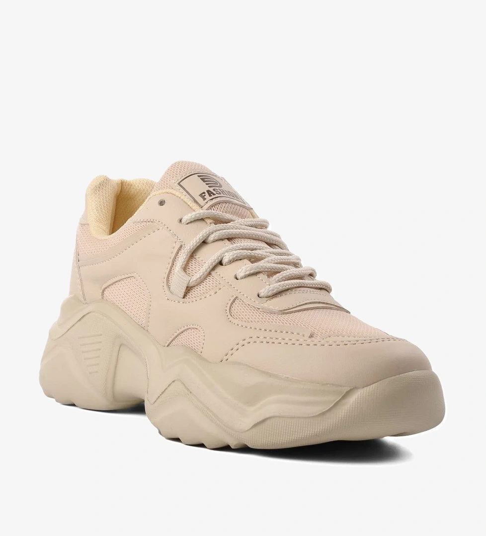 Saratov Ekru Kadın Sneaker