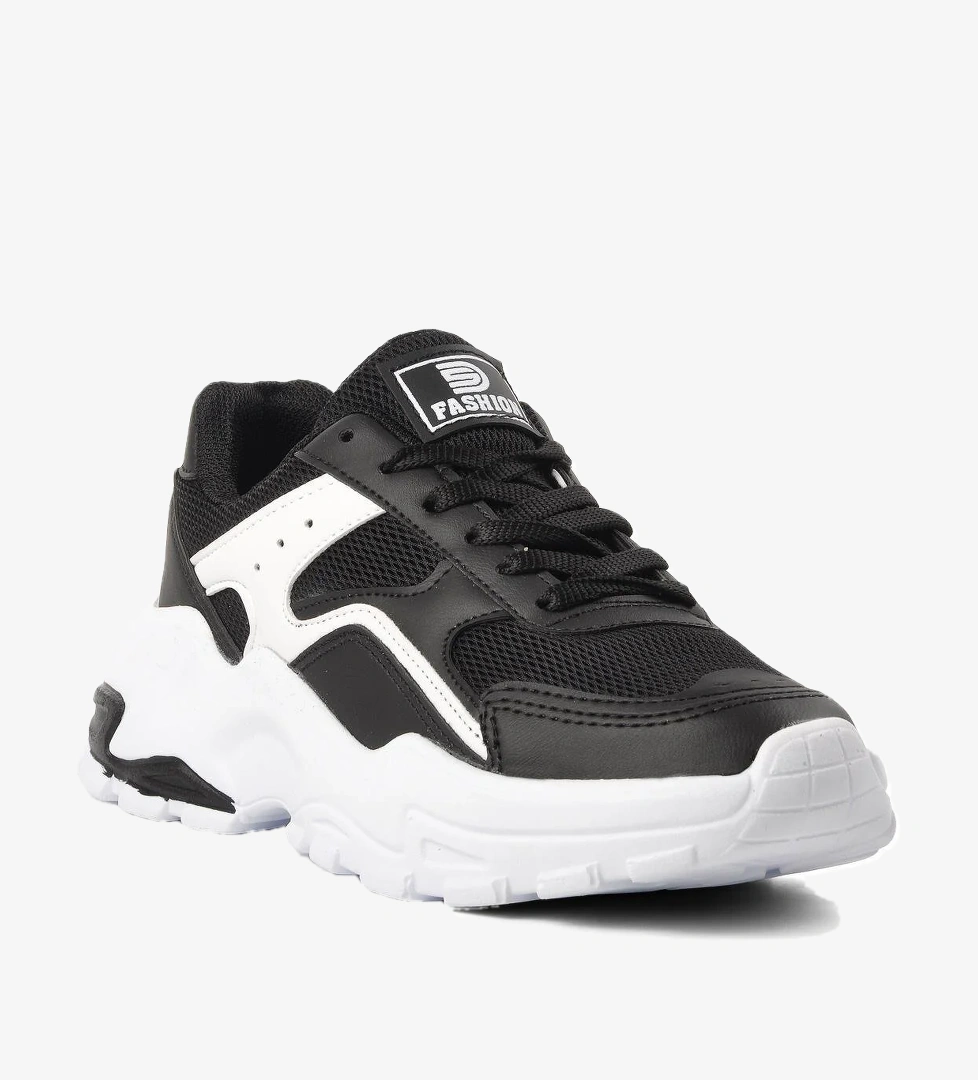 Aden Siyah-Beyaz Kadın Sneaker