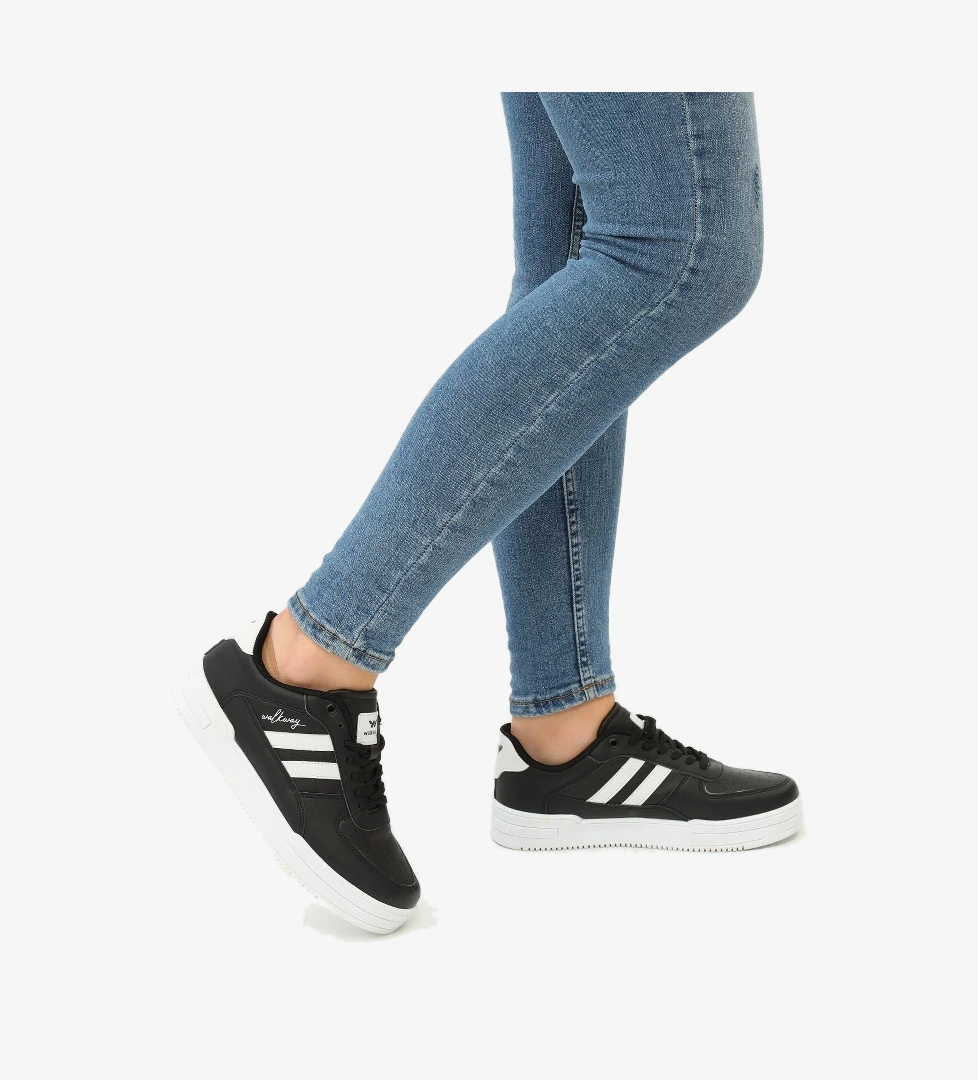 Sandy Siyah-Beyaz Unisex Sneaker - Görsel 1