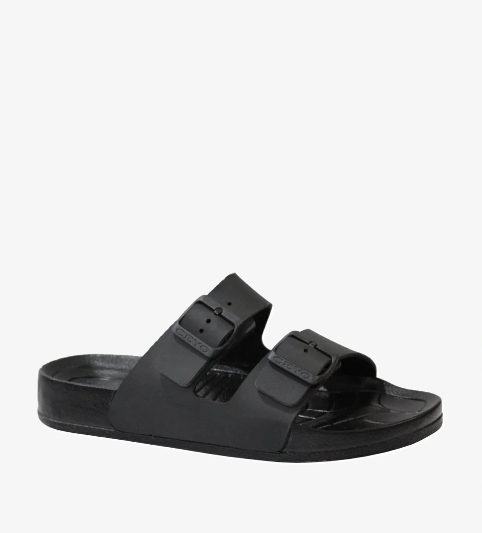 Ceyo Ceyo Bermuda-M2 Siyah Ortapedik Erkek Terlik &amp; Sandalet Sandalet & Terlik | Flo Siyah - 1. görsel