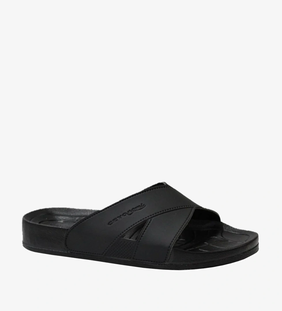 Ceyo Bermuda-M1 Siyah Ortapedik Erkek Terlik & Sandalet model görseli