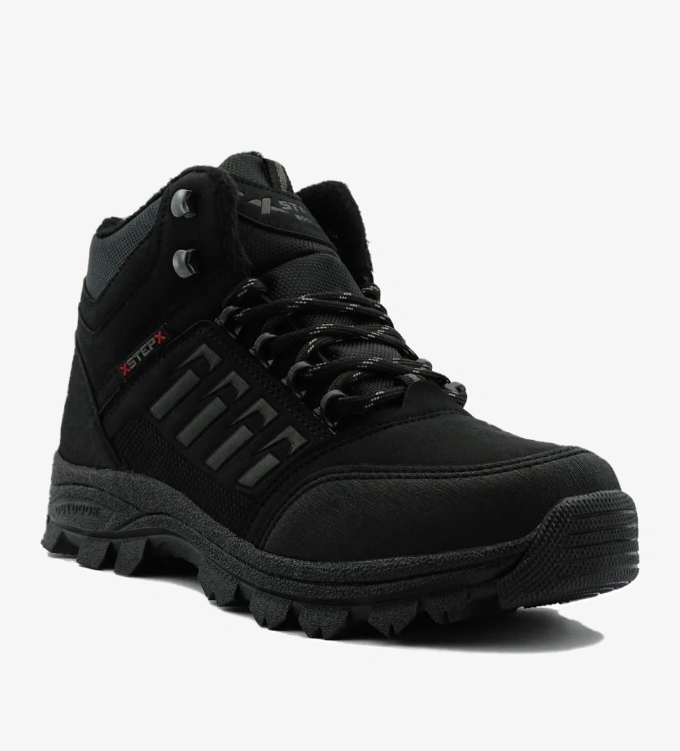 Termal Kürklü Suya Dayanıklı Erkek Büyük Numara 45-46-47 Outdoor/Trekking Bot Ayakkabı X6 - Görsel 1