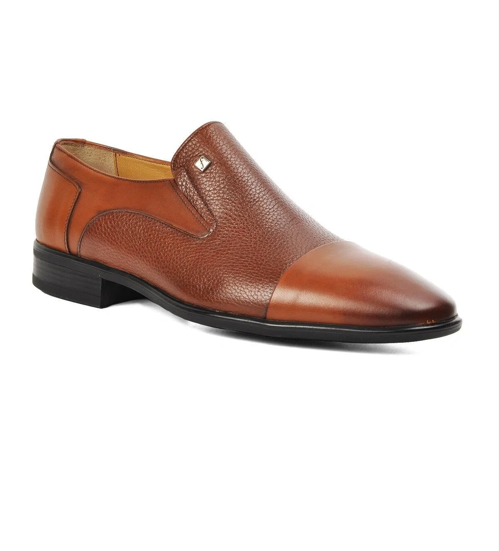 2809 Taba Hakiki Deri Erkek Klasik Ayakkabı