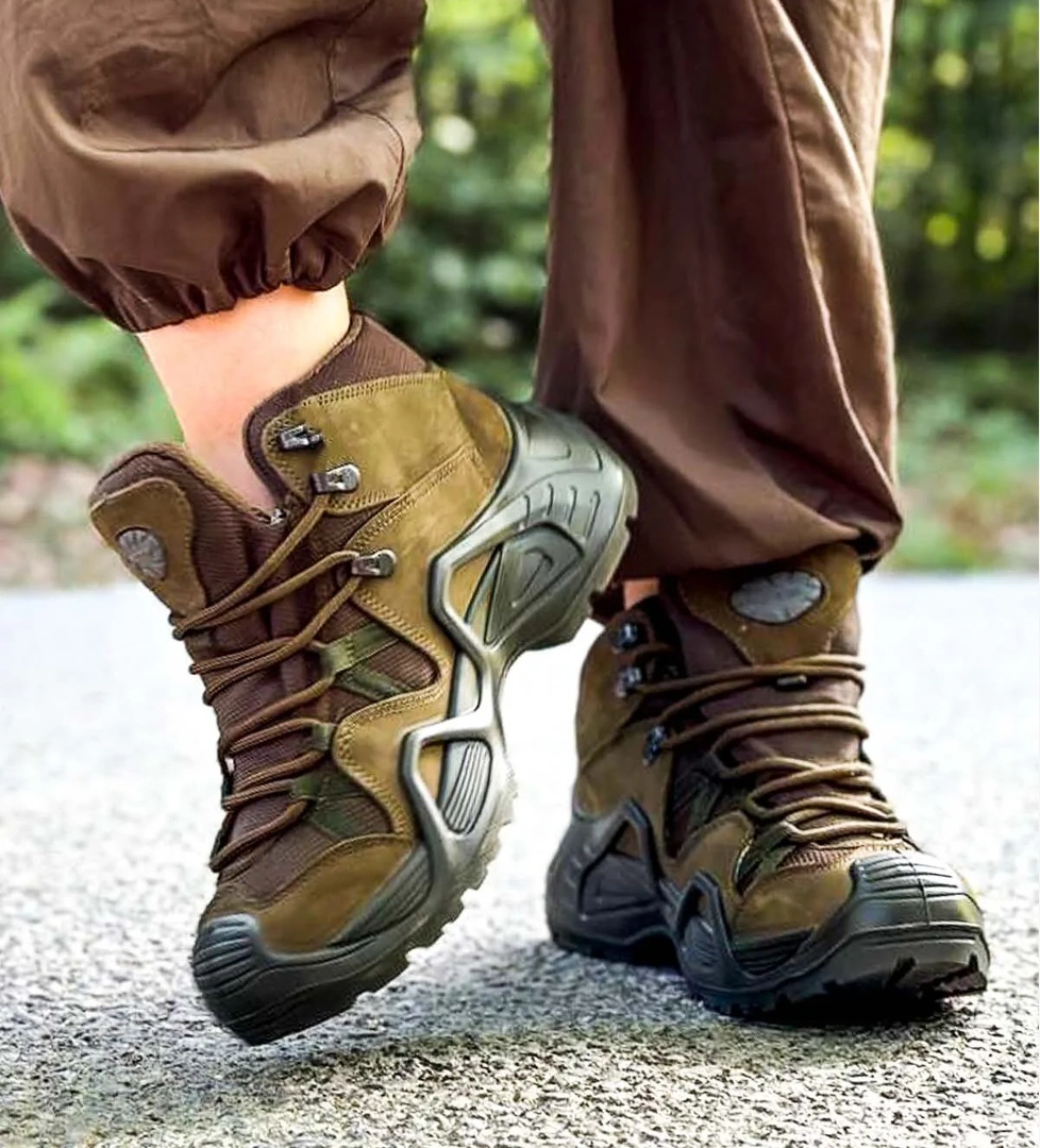 Hakiki Deri Su Geçirmez Erkek Outdoor Bot 117SMA1492 - Görsel 1