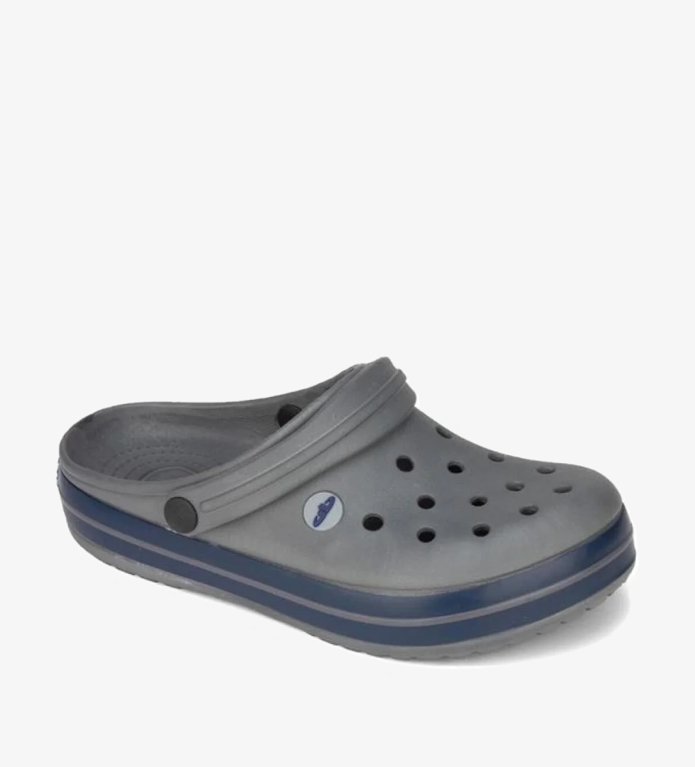 Akınal E195.Z.024 Medical Sabo Terlik 36-40 Gri Lacivert Gri - Görsel 1