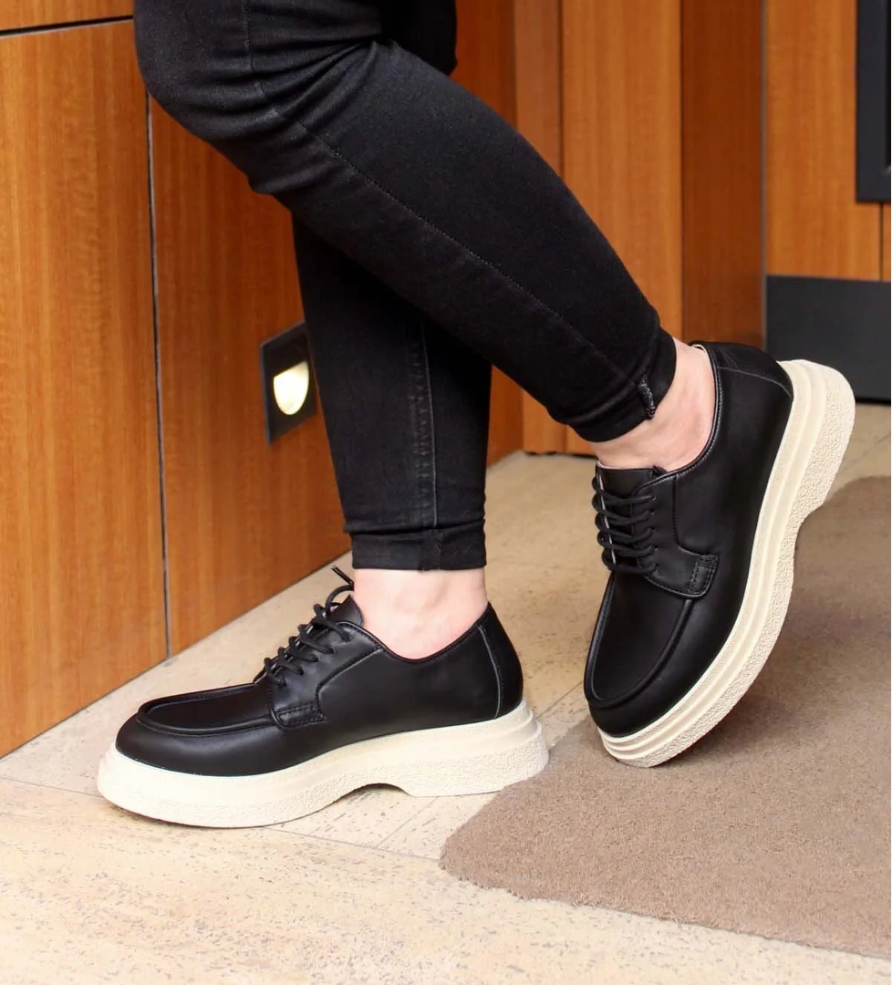 Hakiki Deri Kadın Casual Ayakkabı 009ZA0151 - Görsel 1