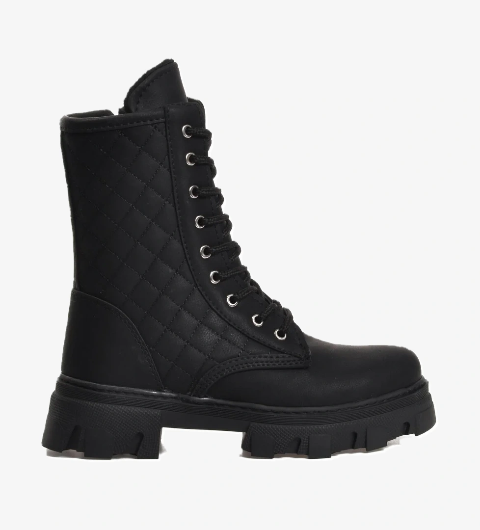 Ayakmod 2323K-F Siyah Zümrüt İçi Polarlı Kız Çocuk Bot model görseli