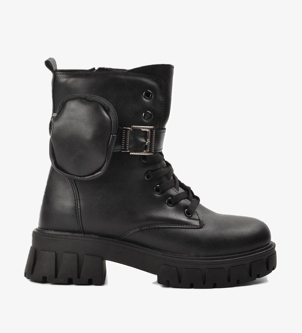 Meru Siyah Kadın Postal Bot - Görsel 1