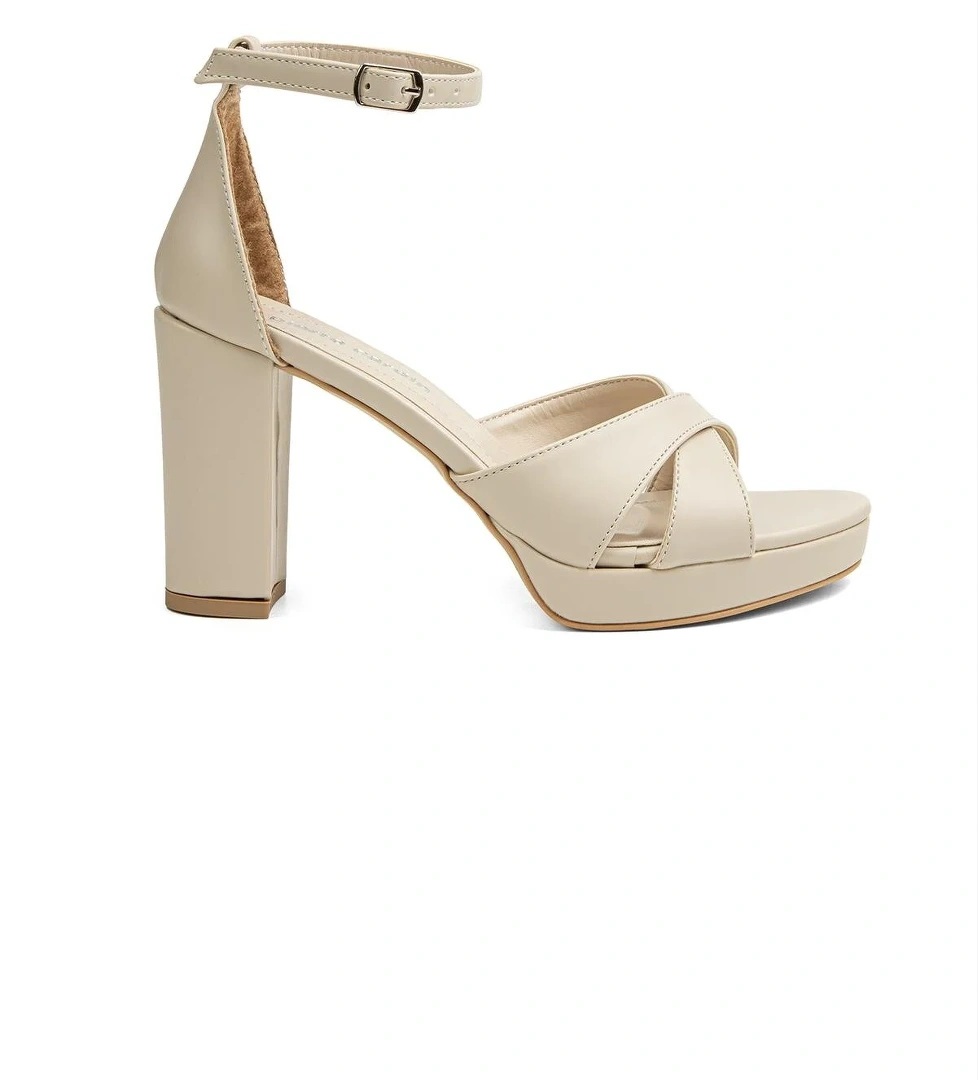 Pierre Cardin ® | PC-50166 - 3822 Bej - Kadın Topuklu Ayakkabı model görseli