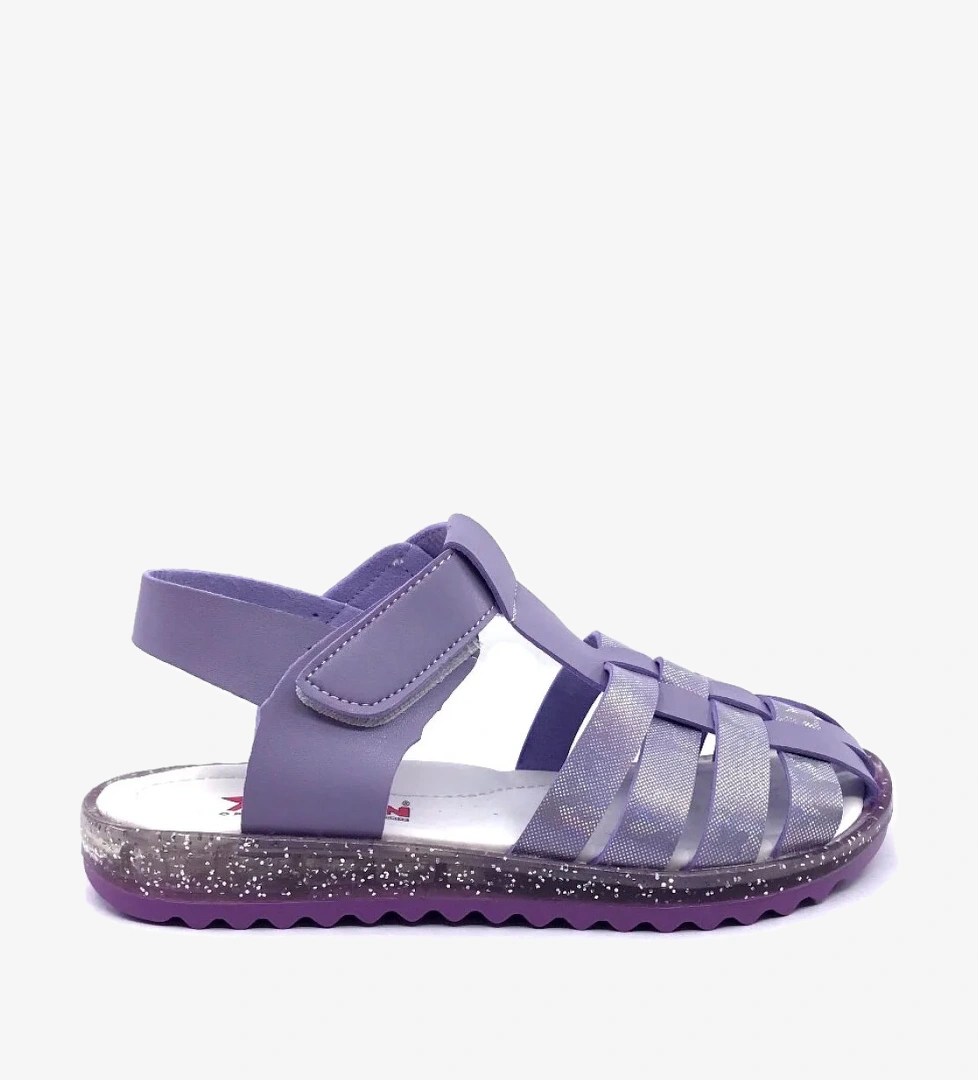 4000 Simli Çırtlı Kız Çocuk Sandalet Ayakkabı