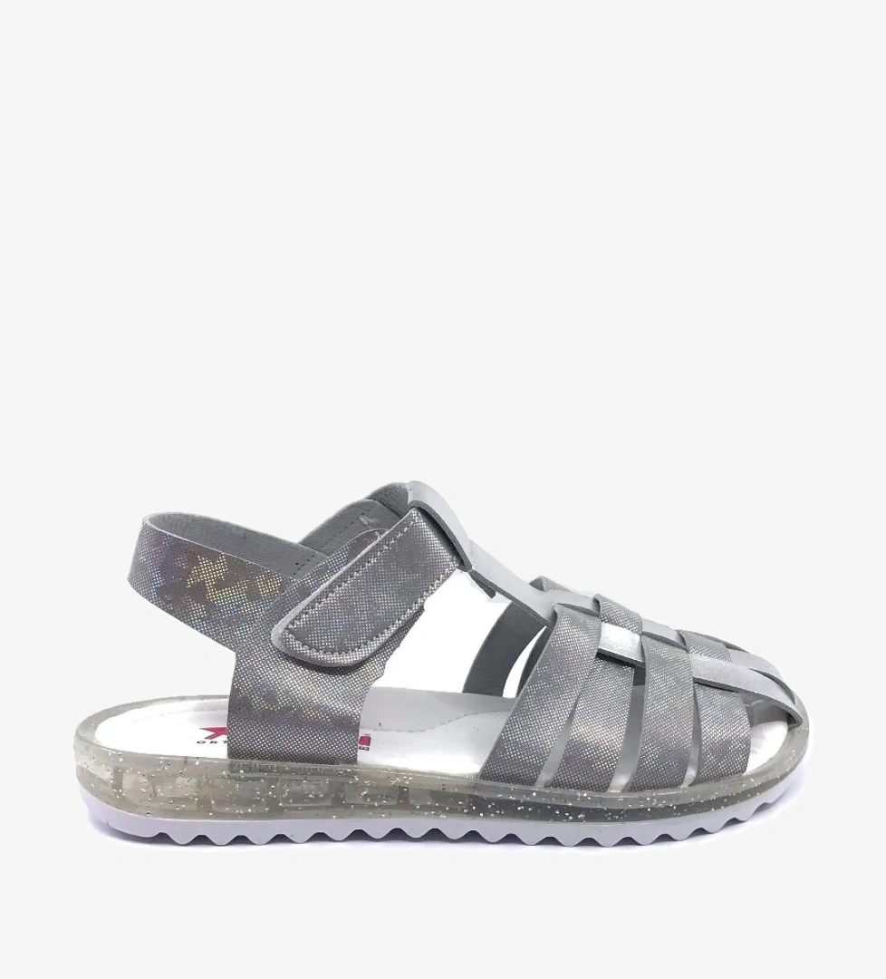 4000 Simli Çırtlı Kız Çocuk Sandalet Ayakkabı - Görsel 1