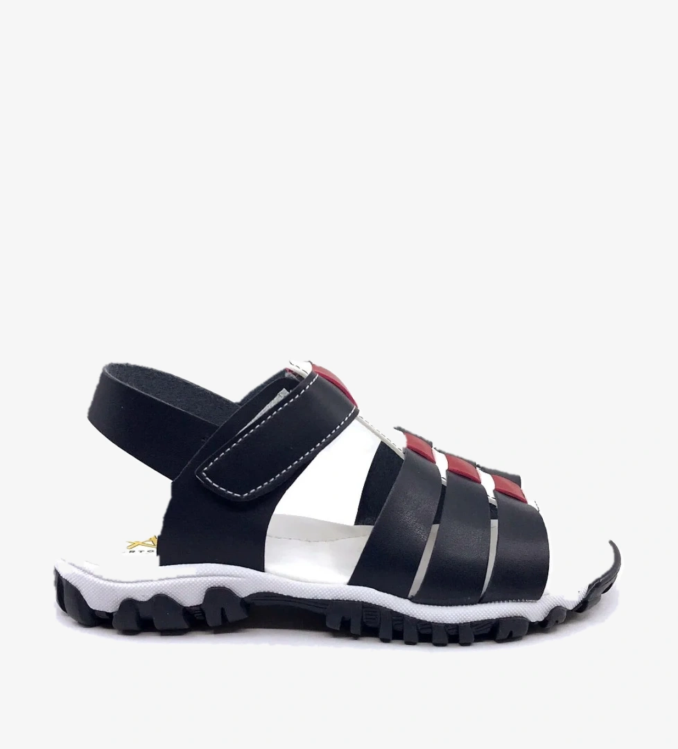 4005 Şeritli Erkek Çocuk Sandalet Ayakkabı