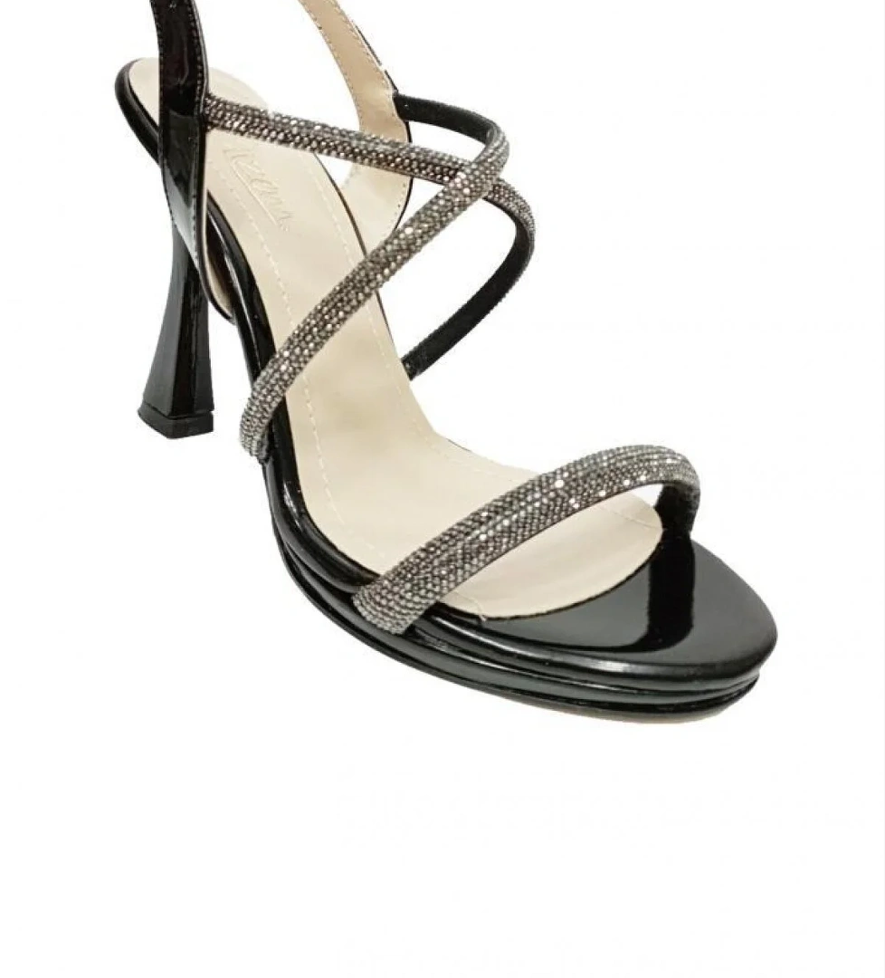 Gi̇zem Gizem 808 Rugan Kare Topuk Taşlı Kadın Sandalet model görseli