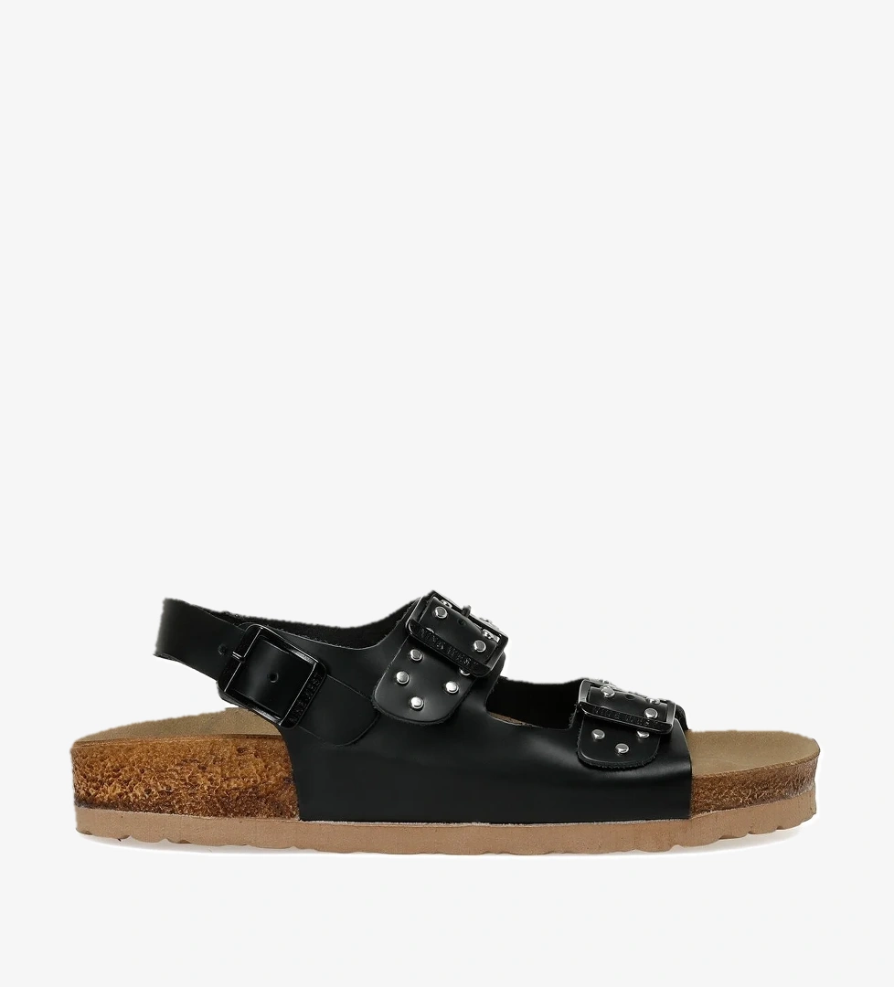 Nine West RILA 3FX Siyah Kadın Kalın Taban Sandalet - Görsel 1