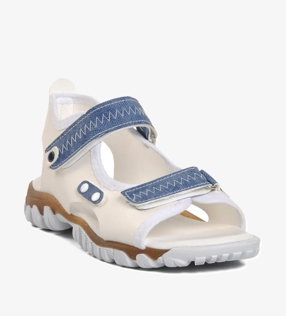 Şiringenç 22Y05 Lacivert-Kot-Beyaz Erkek Çocuk Sandalet