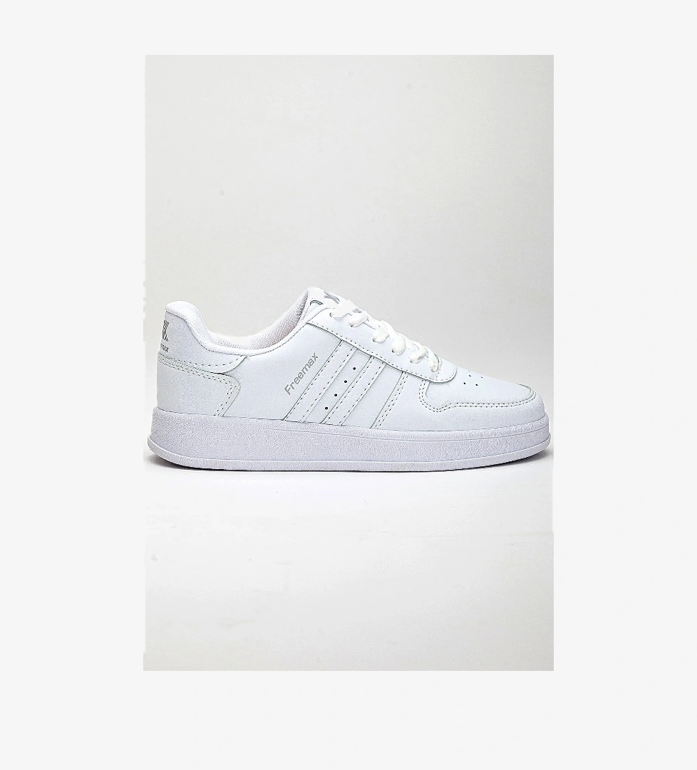 Unisex Garantili Ortopedik İç Tabanlık Hafif Esnek Sağlam Sneaker Spor Ayakkabı BEYAZ BEYAZ