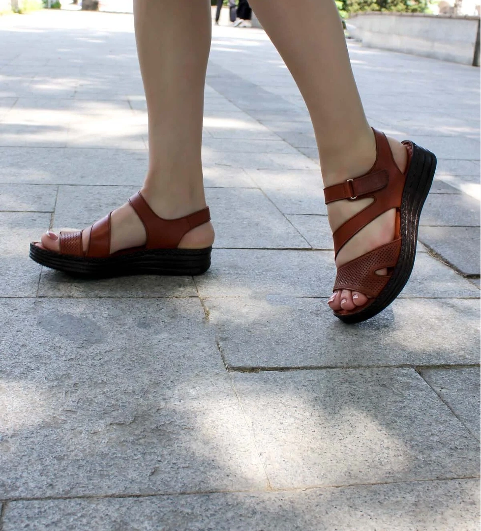 Hakiki Deri Kadın Klasik Sandalet 952ZA951